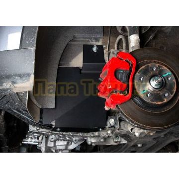 Защита бокового пыльника левый + комплект крепежа AutoMAX Сталь для Chery Tiggo 4;Chery Tiggo 4 Pro;Chery Tiggo 7;Chery Tiggo 7 Pro;Chery Tiggo 7 Pro Max;Chery Tiggo 8;Chery Tiggo 8 Pro;Chery Tiggo 8 Pro Max;EXEED LX;Omoda C5; Chery Tiggo 7L; Chery Tiggo 4; Tenet T7;Tenet T8;Tenet T4