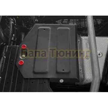 Защита топливного бака+ комплект крепежа АвтоБРОНЯ Сталь для Changan CS55 Plus V - 1.5 Робот передний 2022-. Changan Uni-S V - 1.5 Робот передний 2024-