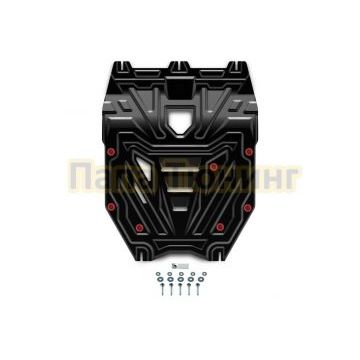 Защита картера + комплект крепежа АвтоБРОНЯ Сталь для Changan CS55 Plus;2022-;1.5;FWD;РКПП;Changan Uni-S;2024-;1.5;FWD;РКПП