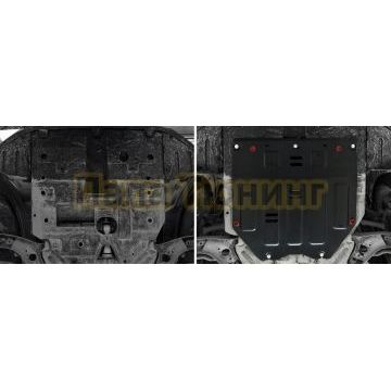 Защита картера + комплект крепежа АвтоБРОНЯ Сталь для Changan Uni-T;2023-;1 5;FWD;РКПП