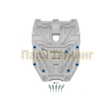 Защита картера + комплект крепежа Rival Алюминий для Changan CS55 Plus;2022-;1.5;FWD;РКПП;Changan Uni-S;2024-;1.5;FWD;РКПП