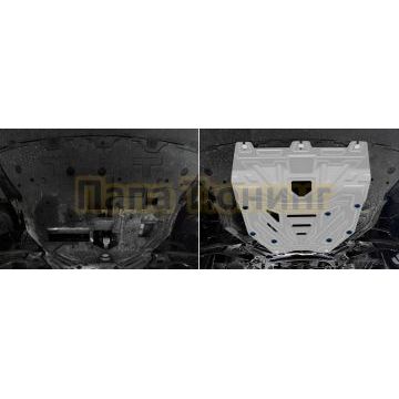 Защита картера + комплект крепежа Rival Алюминий для Changan CS55 Plus;2022-;1.5;FWD;РКПП;Changan Uni-S;2024-;1.5;FWD;РКПП