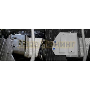 Защита топливного бака + комплект крепежа Rival Алюминий для Changan CS55 Plus V - 1.5 Робот передний 2022-. Changan Uni-S V - 1.5 Робот передний 2024-