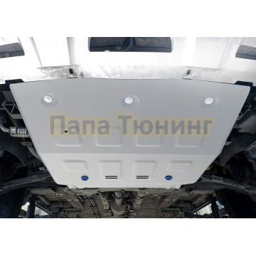 Защита картера + комплект крепежа Rival Алюминий для EXEED VX;2021-2024;2 0;4WD;РКПП;EXEED TXL;2022-;2 0;4WD;РКПП