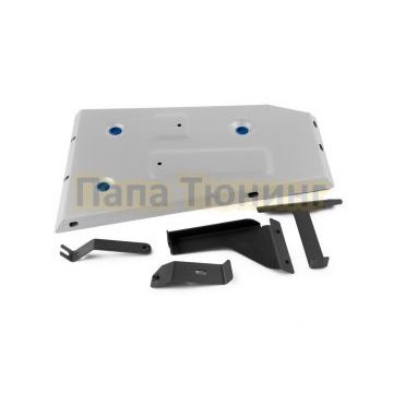 Защита топливного бака + комплект крепежа Rival Алюминий для EXEED VX;2021-2024;2 0;4WD;РКПП