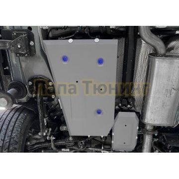 Защита топливного бака + комплект крепежа Rival Алюминий для EXEED VX;2021-2024;2 0;4WD;РКПП