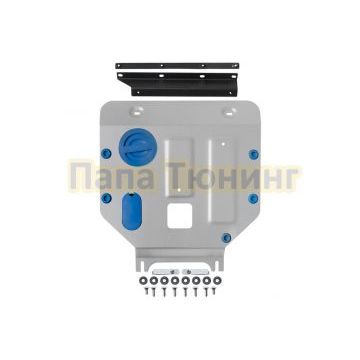 Защита картера + комплект крепежа Rival Алюминий для Honda Freed;Honda Fit;Honda Jazz;Honda Insight