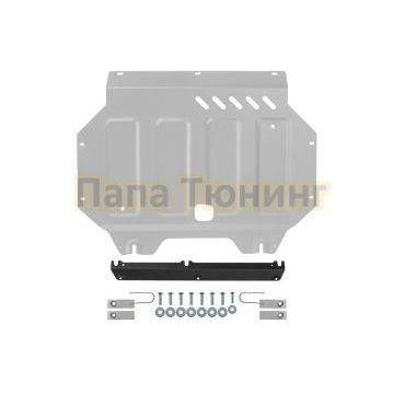 Защита картера + комплект крепежа Rival Алюминий для Honda Freed;Honda Shuttle