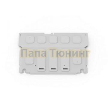 Защита картера + КПП + комплект крепежа Rival Алюминий для Москвич 6;2023-;1 5;FWD;РКПП; Москвич 6;2023-;1 5;FWD;CVT; JAC J7 Plus; 2023-;1 5; FWD; РКПП