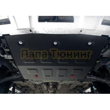 Защита картера + комплект крепежа АвтоБРОНЯ Сталь для EXEED VX;2021-2024;2 0;4WD;РКПП;EXEED TXL;2022-;2 0;4WD;РКПП