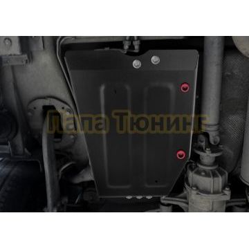 Защита топливного бака + комплект крепежа АвтоБРОНЯ Сталь для EXEED TXL;2021-2024;1 6;4WD;РКПП