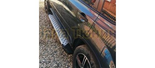 Пороги алюминиевые Rival BMW-Style для Nissan X-Trail T31