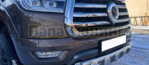 НОВИНКА! Защита бампера для Great Wall Poer 2021-!