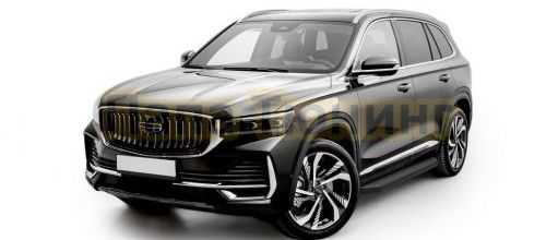 НОВИНКА! Пороги, подножки для Geely Monjaro 2023-!