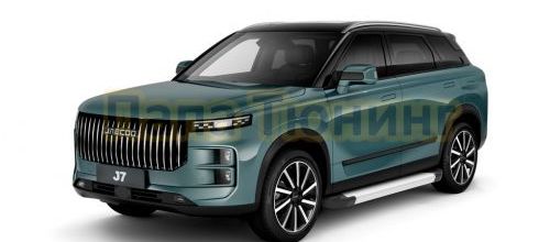 НОВИНКА! Пороги, подножки для Jaecoo J7 2023-!