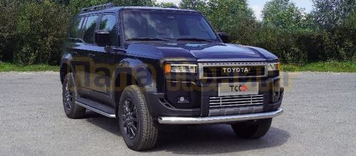 НОВИНКА! Пороги, подножки, защиты картера, защита бампера, защита радиатора, накладки на пороги и фаркопы для Toyota Land Cruiser Prado 250 2024-!