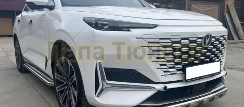 НОВИНКА! Защита бампера и пороги для Changan UNI-K 2022-!