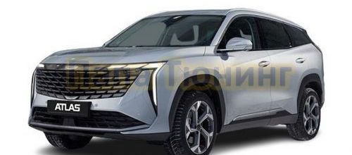 НОВИНКА! Пороги, подножки, защиты картера, накладка на пороги и фаркопы для Geely Atlas 2023-!