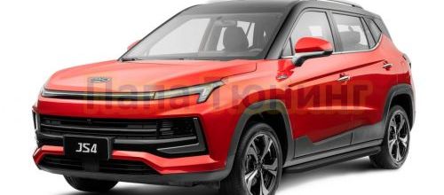 НОВИНКА! Пороги, подножки для JAC JS4 2022-!
