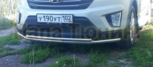 Защита переднего бампера для Hyundai Creta