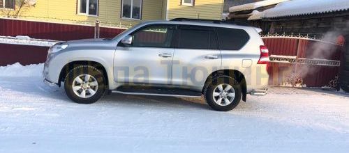 Защита порогов и защита переднего бампера Toyota Land Cruiser Prado 150