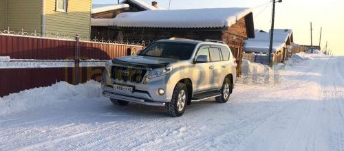 Защита порогов и защита переднего бампера Toyota Land Cruiser Prado 150