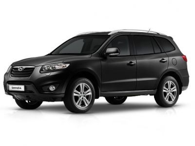 Защита бампера Hyundai Santa Fe 2010-2012