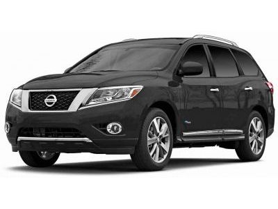 Защита бампера Nissan Pathfinder 2014-