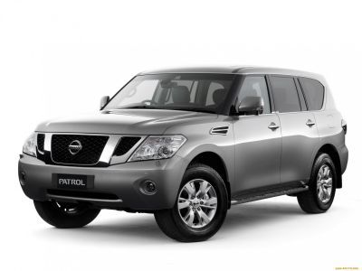 Защита бампера Nissan Patrol 2010-2013