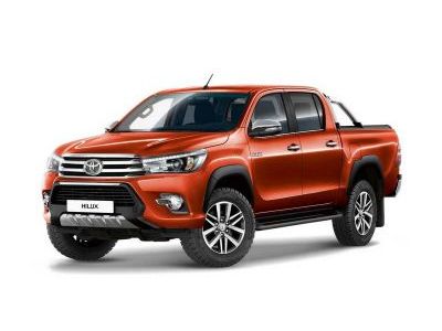 Защита бампера Toyota Hilux 2015-2018