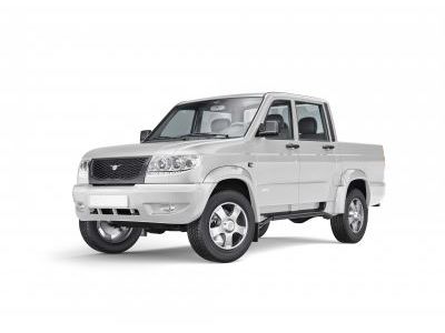 Защита бампера УАЗ Патриот пикап 2008-2014