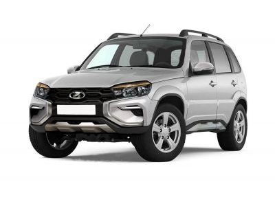 Накладка на пороги, накладки на задний бампера Lada Niva Travel 2021-