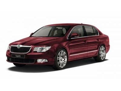 Дефлекторы капота и окон ( ветровики) Skoda Superb