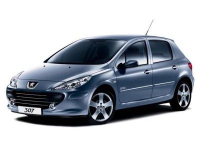Дефлекторы капота и окон ( ветровики) Peugeot 307