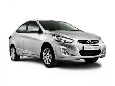 Защита радиатора Hyundai Solaris 2010-2014
