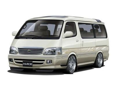Дефлекторы капота и окон ( ветровики) Toyota HiAce 1997-2002