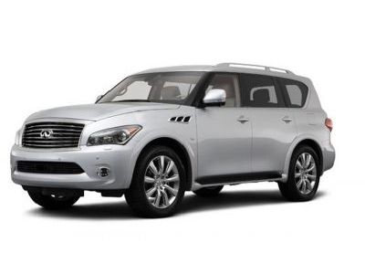 Защита бампера Infiniti QX80