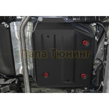 Защита топливного бака сталь АвтоБроня для Mitsubishi Eclipse Cross, V - 1.5T; передний привод 2018-/ Mitsubishi Outlander, V - 2.0; передний привод 2012-/Mitsubishi ASX, V - 1.6; передний привод 2010-