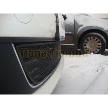 Защита радиатора Volkswagen Polo хэтчбек 2010-2014 black