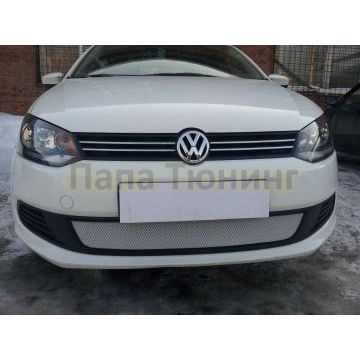 Защита радиатора Volkswagen Polo хэтчбек 2010-2014 chrome