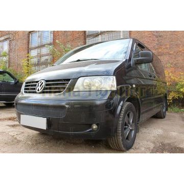 Защита радиатора Volkswagen T5 (Multivan,Caravelle) 2003-2009 black