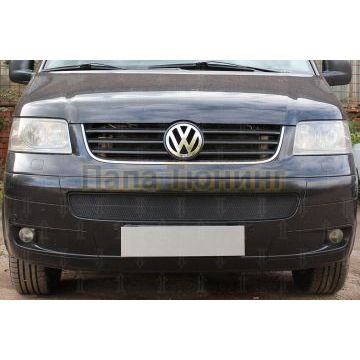 Защита радиатора Volkswagen T5 (Multivan,Caravelle) 2003-2009 black