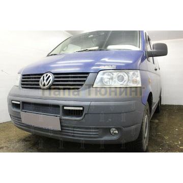 Защита радиатора Volkswagen T5 (Transporter) 2003-2009 black