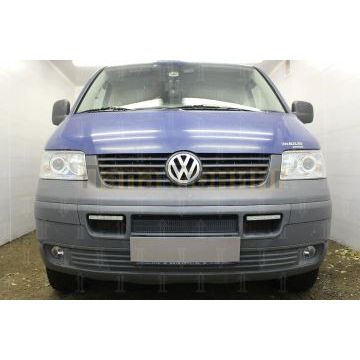 Защита радиатора Volkswagen T5 (Transporter) 2003-2009 black