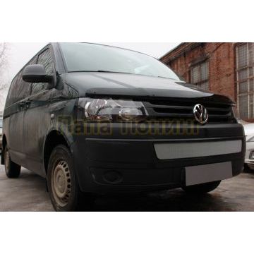 Защита радиатора Volkswagen T5 рестайлинг (Transporter, Multivan, Caravelle) 2009- chrome