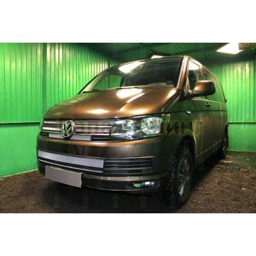 Защита радиатора Volkswagen T6 (Multivan,Caravelle) 2015- (2 части) chrome низ