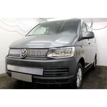 Защита радиатора Volkswagen T6 (Transporter,Multivan,Caravelle), (TrendLine) 2015- chrome низ