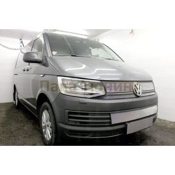 Защита радиатора Volkswagen T6 (Transporter,Multivan,Caravelle), (TrendLine) 2015- chrome низ