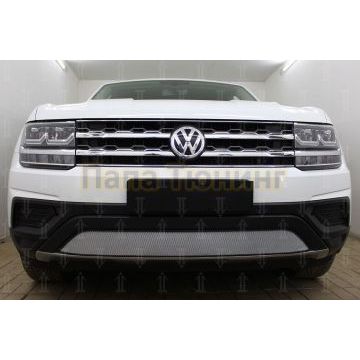 Защита радиатора Volkswagen Teramont 2017- chrome низ