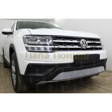 Защита радиатора Volkswagen Teramont 2017- chrome низ